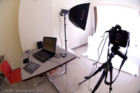Prepping for photoshoot